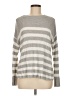 Lemon Tart Stripes Gray Pullover Sweater Size M - photo 1