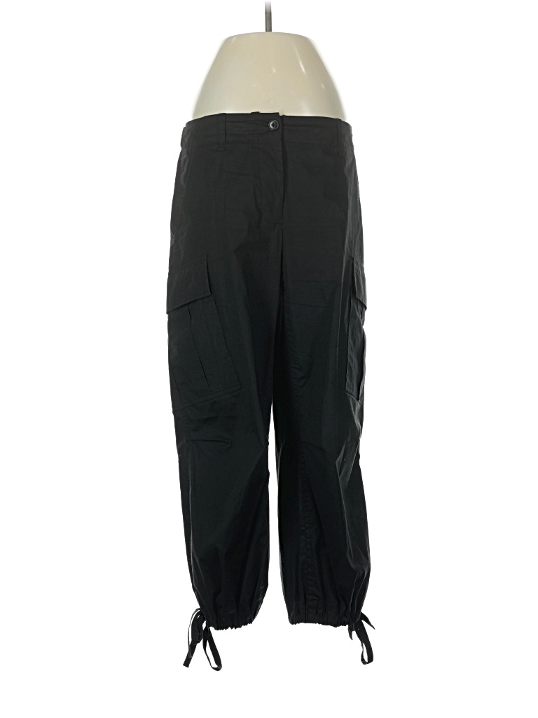 Pre-owned Donna Karan Cargo Pants In Black