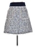 J.Crew Tweed Blue Denim Skirt Size 00 - photo 1