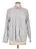 Universal Thread 100% Cotton Stripes Gray Long Sleeve Button-Down Shirt Size L - photo 1