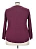 Pink Clover 100% Polyester Burgundy Pullover Sweater Size 3X - photo 2