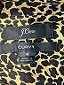 J.Crew Animal Print Gold Long Sleeve Blouse Size 4 - photo 7