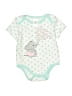 Assorted Brands 100% Cotton Print Ivory Short Sleeve Onesie Size 3-6 mo - photo 1