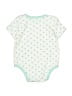 Assorted Brands 100% Cotton Print Ivory Short Sleeve Onesie Size 3-6 mo - photo 2