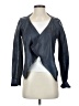 Trouve 100% Leather Blue Leather Jacket Size XS - photo 1