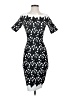 Milly Graphic Black Cocktail Dress Size P (petite) - photo 1