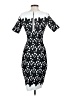Milly Graphic Black Cocktail Dress Size P (petite) - photo 2