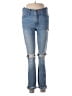 Madewell Color Block Blue Jeans Size 28 waist - photo 1