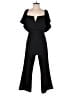 Leith Solid Black Jumpsuit Size M - photo 1