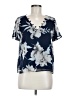Altar'd State Blue Short Sleeve Blouse Size M - photo 1