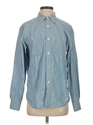 Uniqlo Long Sleeve Button-Down Shirt (view 1)