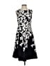 Talbots Graphic Black Cocktail Dress Size 2 - photo 1