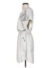 Express 100% Polyester White Casual Dress Size XS - photo 5