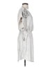 Express 100% Polyester White Casual Dress Size XS - photo 4