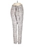 Mahina 100% Rayon Animal Print Silver Casual Pants Size S - photo 1
