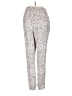 Mahina 100% Rayon Animal Print Silver Casual Pants Size S - photo 2