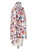 Unbranded 100% Polyester Floral White Long Sleeve Blouse Size S - photo 4