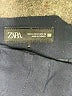 Zara Solid Black Blue Dress Pants Size S - photo 6