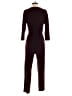 Express Solid Burgundy Jumpsuit Size S - photo 2