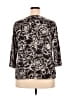 Talbots Floral Black 3/4 Sleeve Top Size 2X - photo 2