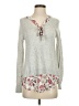 Ann Taylor LOFT Floral Gray Pullover Sweater Size XS - photo 1