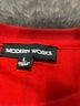 Modern Works Polka Dots Red Pullover Sweater Size L - photo 7
