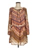 Eight Sixty 100% Polyester Paisley Tan Casual Dress Size M - photo 1