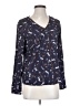 Cotélac 100% Polyester Blue Long Sleeve Blouse Size Sm (1) - photo 1