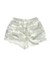 Unbranded 100% Cotton Camo Silver Gray Shorts Size S - photo 1