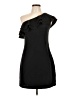Marley Solid Black Cocktail Dress Size L - photo 1