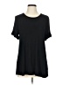 Bobeau Black Short Sleeve Top Size L - photo 1