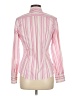 Lands' End Stripes Pink Long Sleeve Blouse Size 8 - photo 2
