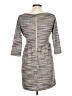 XXI 100% Polyester Tweed Gray Casual Dress Size L - photo 2