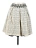 Francesca's Tweed Ivory Casual Skirt Size S - photo 1