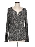 Talbots Outlet Black Long Sleeve Blouse Size L - photo 1