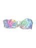 ABS Allen Schwartz Paisley White Blue Swimsuit Top Size 8 - photo 1