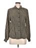 Assorted Brands 100% Polyester Houndstooth Brown Long Sleeve Blouse Size 6 - photo 1