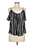 Lush 100% Polyester Black Sleeveless Blouse Size M - photo 1