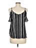 Lush 100% Polyester Black Sleeveless Blouse Size M - photo 2