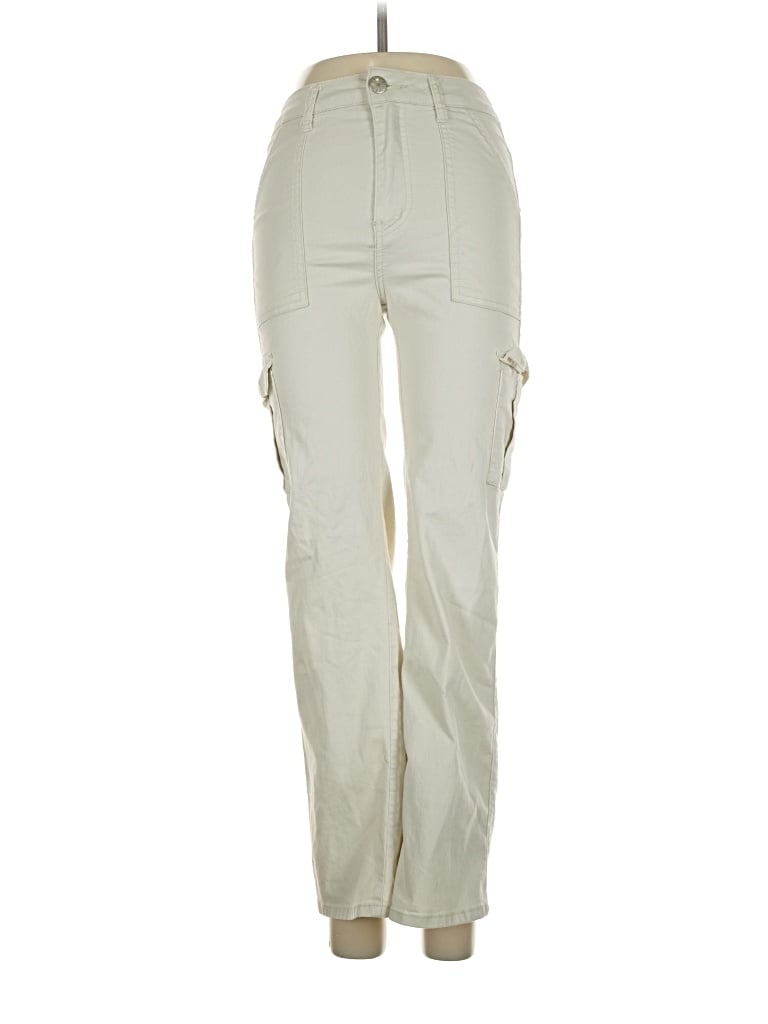 Pre-owned Vip Jeans Cargo Pants In White