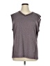 Assorted Brands 100% Polyester Gray Burgundy Sleeveless T-Shirt Size XL - photo 1