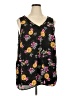 Torrid 100% Polyester Black Sleeveless Blouse Size 2X Plus (2) - photo 1