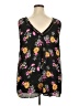 Torrid 100% Polyester Black Sleeveless Blouse Size 2X Plus (2) - photo 2