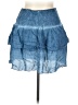 White Crow 100% Viscose Blue Denim Skirt Size L - photo 1