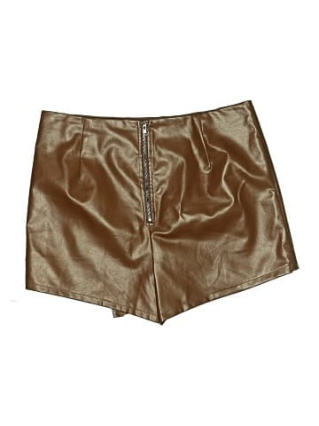 She + Sky Faux Leather Skirt (view 2)