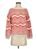 Ann Taylor LOFT Chevron-herringbone Orange Pullover Sweater Size XXS - photo 1