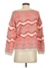Ann Taylor LOFT Chevron-herringbone Orange Pullover Sweater Size XXS - photo 2