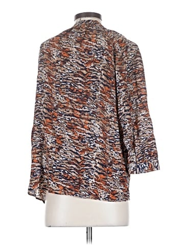 Joie 3/4 Sleeve Silk Top (view 2)
