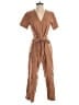 Everlane 100% Linen Solid Brown Jumpsuit Size 0 - photo 1
