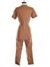Everlane 100% Linen Solid Brown Jumpsuit Size 0 - photo 2